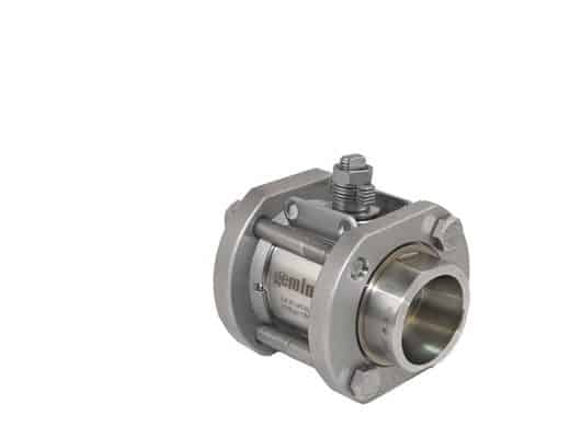2" NPT Stainless Steel Replacement Actuator-ready Ball valve