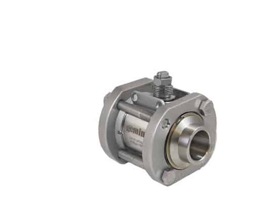 1/4" Tube Socket Weld Stainless Steel Replacement Actuator-ready Ball valve
