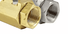 copper and steel valves