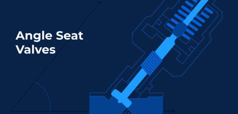 graphic of an angle seat valve